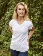 Dames T-shirt V Hals Neutral O81005